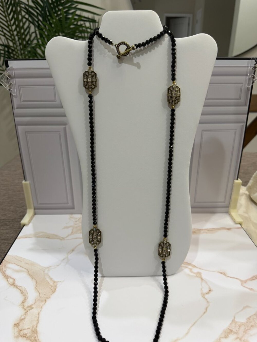 Heidi Daus The Deco Trilogy 3 Pc Necklace Set EUC - Picture 11 of 15